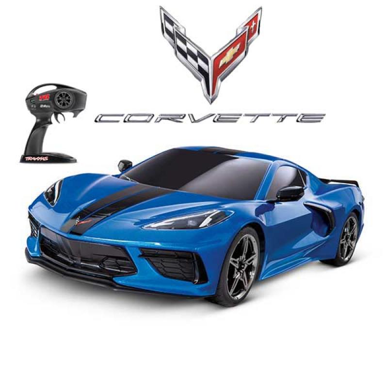Voiture RC 4-TEC 3.0 – CORVETTE STINGRAY – 4X4 – 1/10 TRAXXAS 93054-4gris